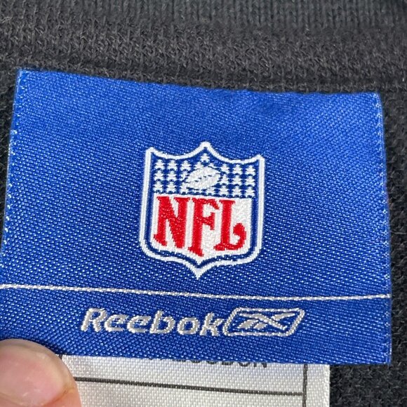 Atlanta Falcons Polo Shirt Mens M Black NFL Reebok Short Sleeve Embroidered NEW - Picture 9 of 11